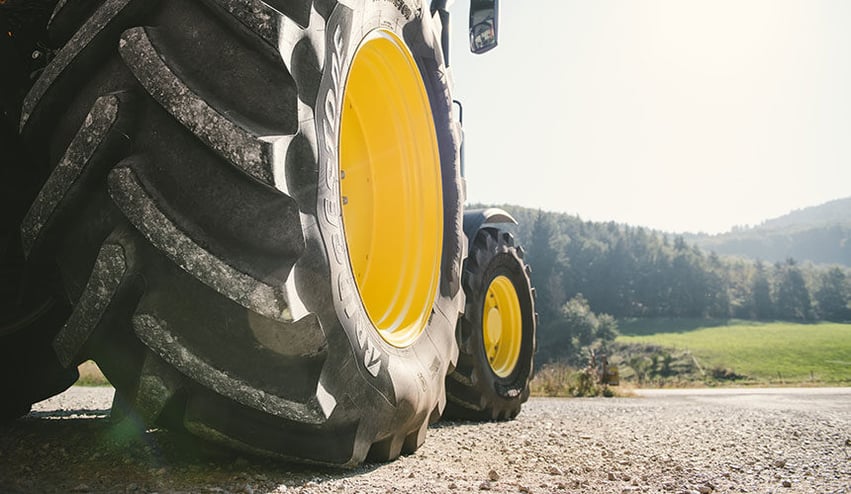 VX-TRACTOR: più resistente nelle aree di normale sollecitazione dei pneumatici agricoli