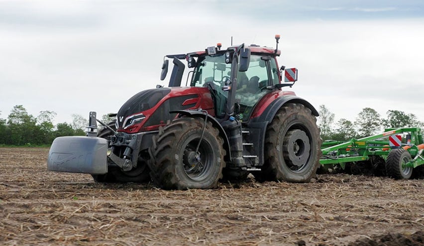 Pneumatici VF VT-TRACTOR con pressione operativa di 0,6 bar per evitare lo slittamento