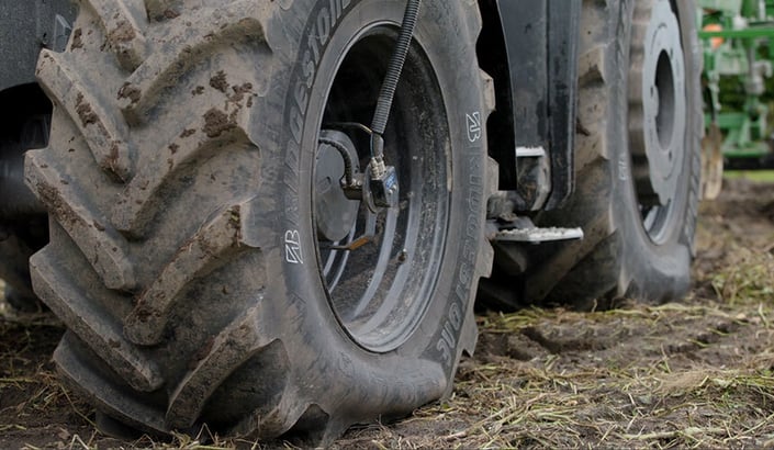 I pneumatici da trattore VF VT-TRACTOR possono operare a pressioni molto basse